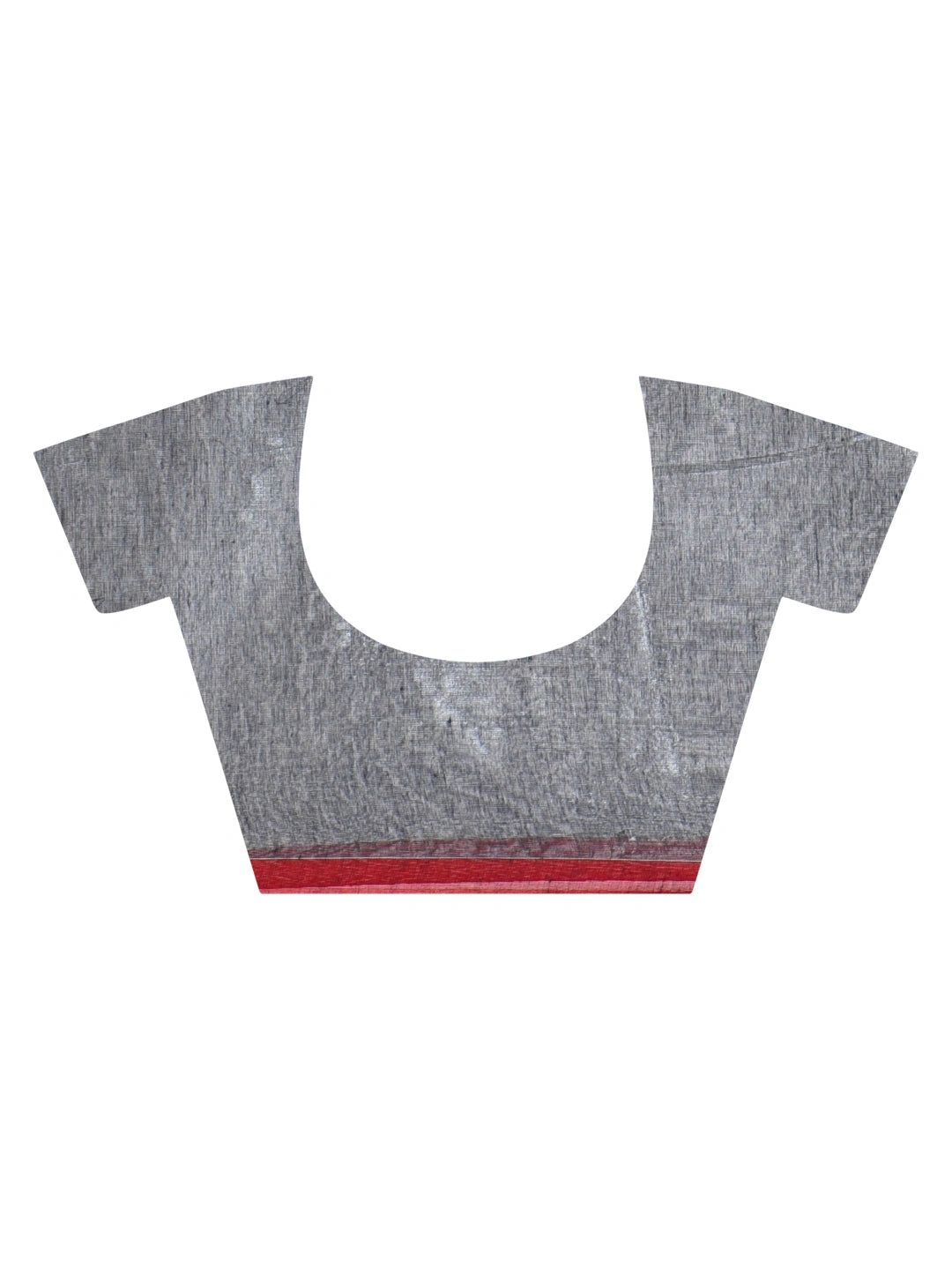 Silver Dust | Silver Handloom Tissue Saree image 6
