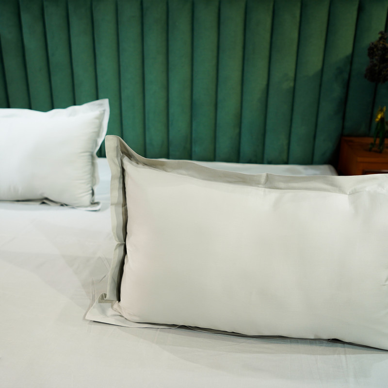 Grey Elegance Bed Sheet- Queen-228.6cmx259.08cm-300 Thread Count image 3
