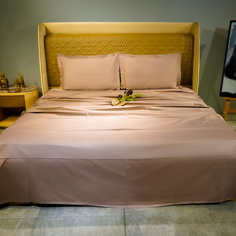 Coffee Dream Bed Sheet- King-274.32cmx274.32cm-500 Thread Count image 4