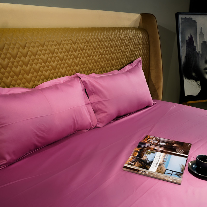 Pink Paradise Bed Sheet- King-274.32cmx274.32cm-500 Thread Count image 4