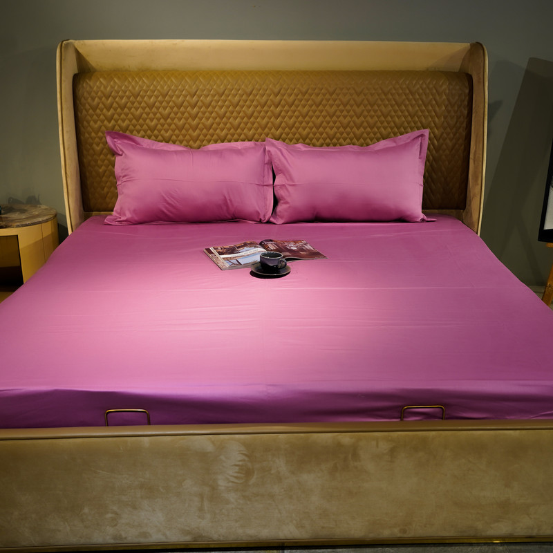 Pink Paradise Bed Sheet- King-274.32cmx274.32cm-500 Thread Count image 5
