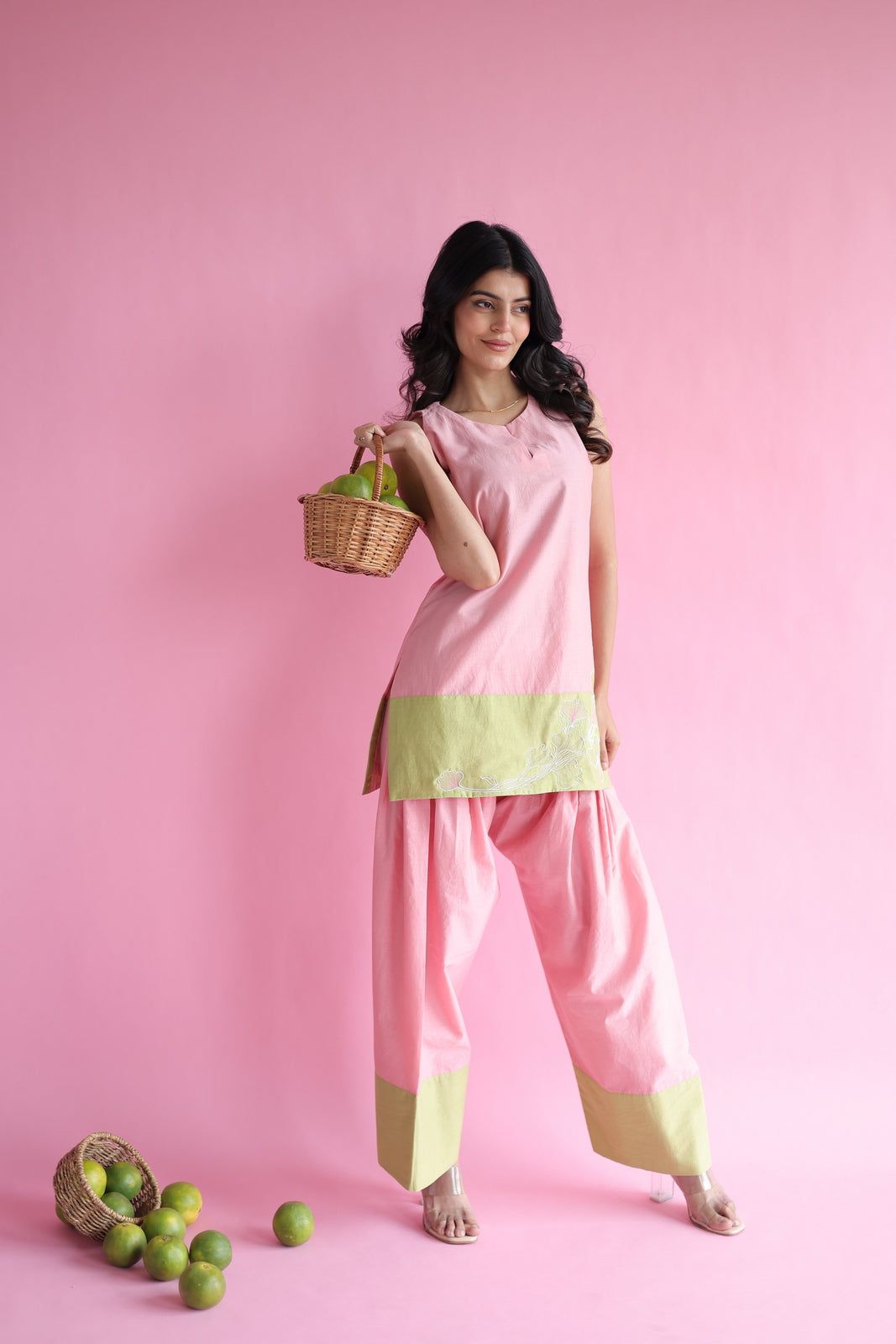 Pink Salt Farshi Co-ordset image 2