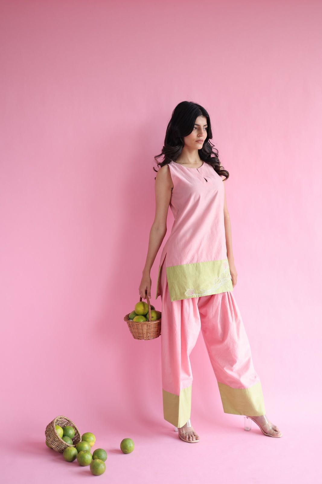 Pink Salt Farshi Co-ordset image 3