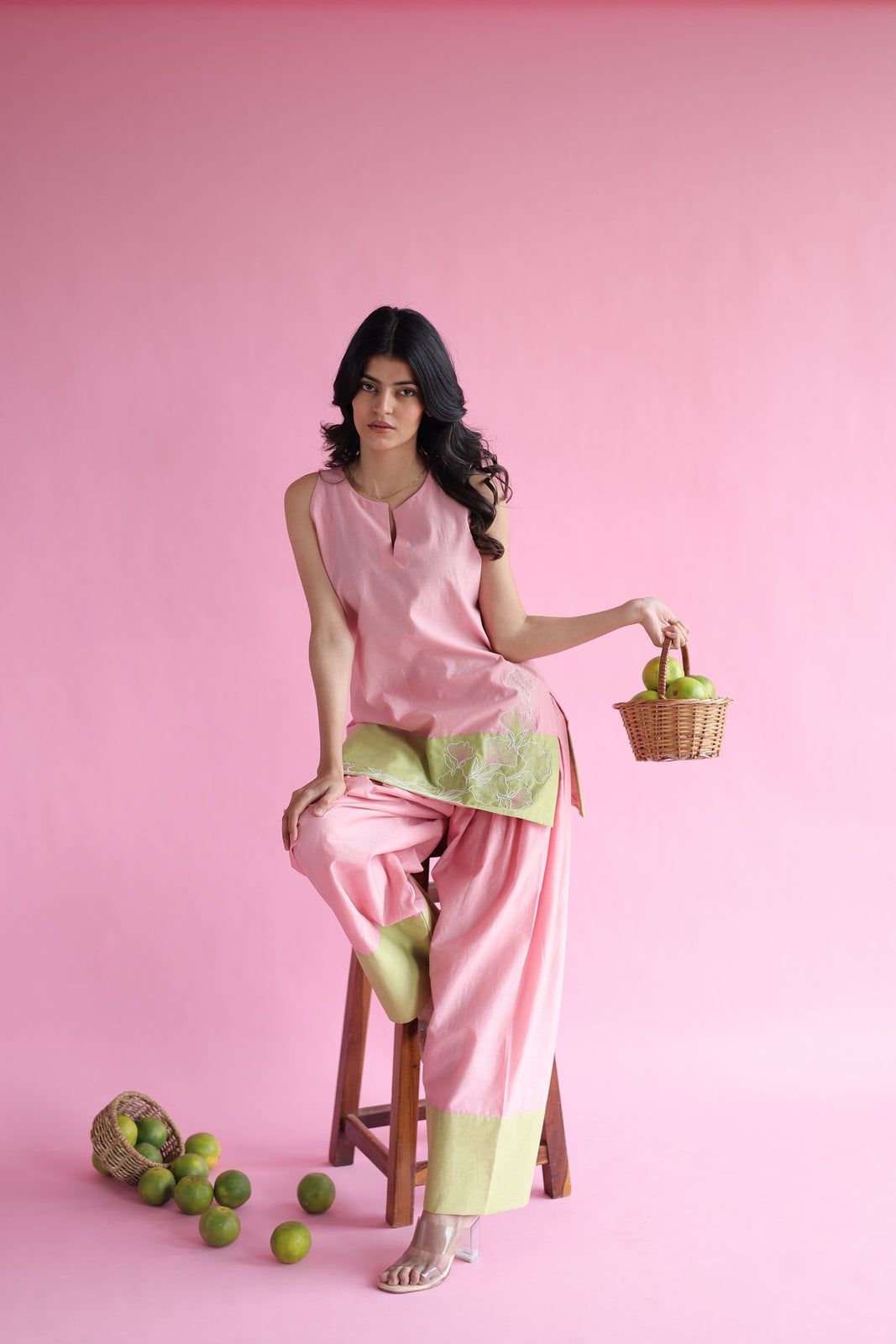 Pink Salt Farshi Co-ordset image 4