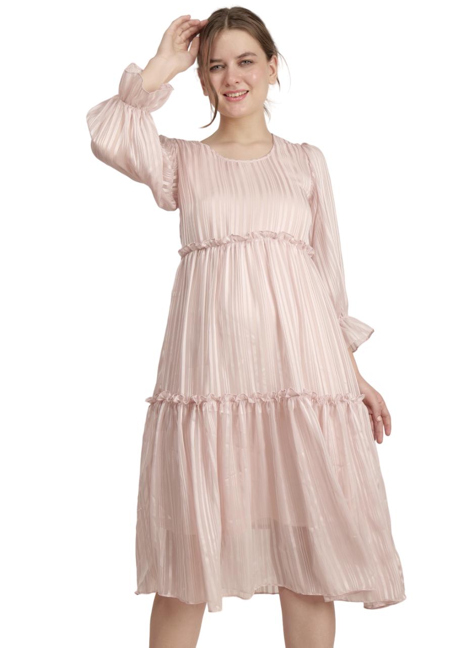 Baby-pink Serenity Dress image 4
