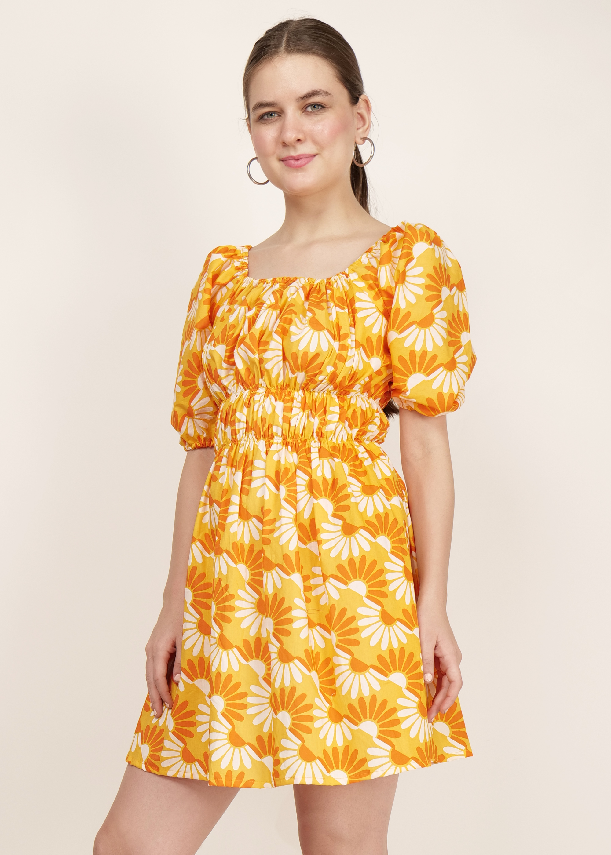 Yellow Sunflower Dress image 5