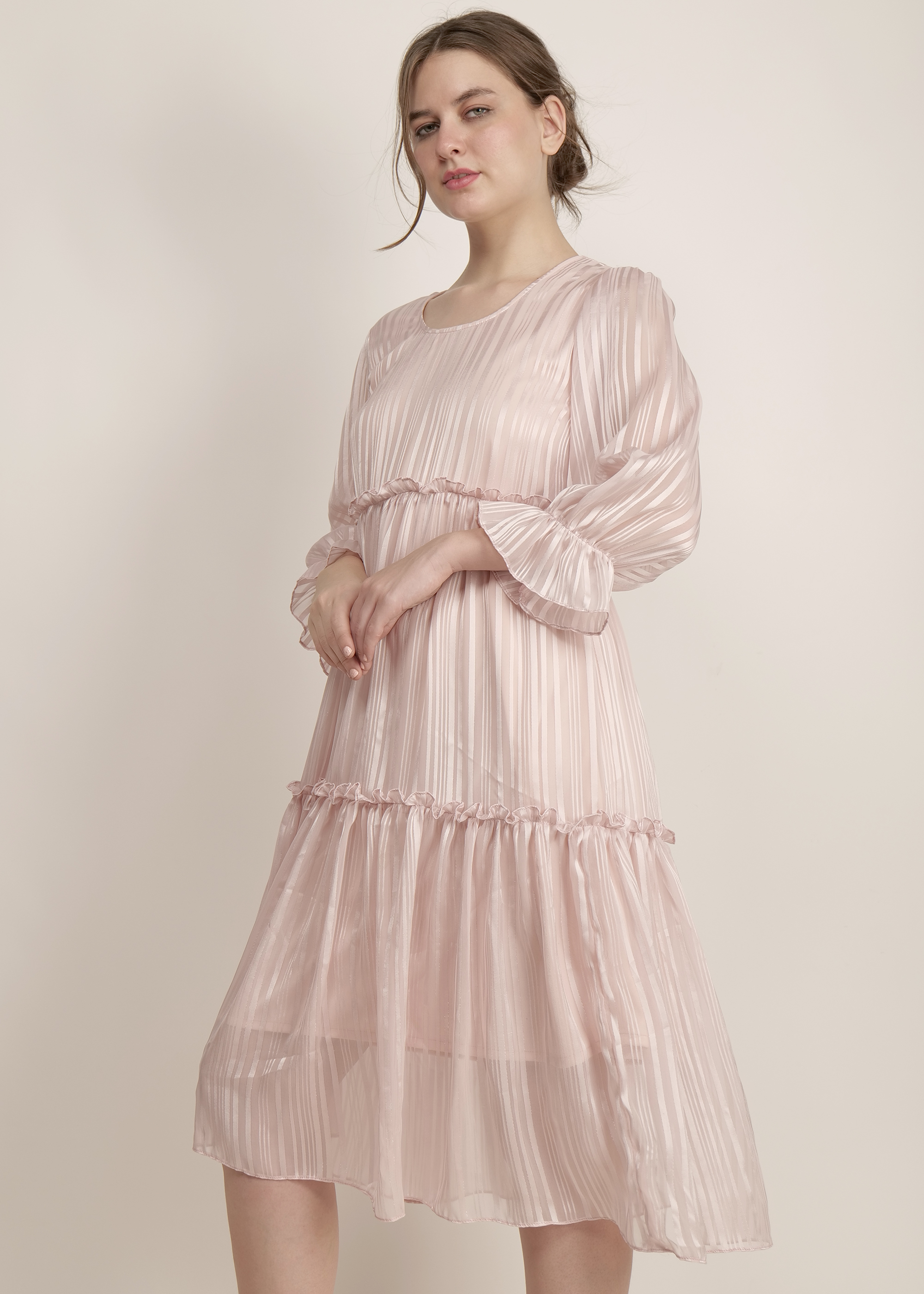 Baby-pink Serenity Dress image 11