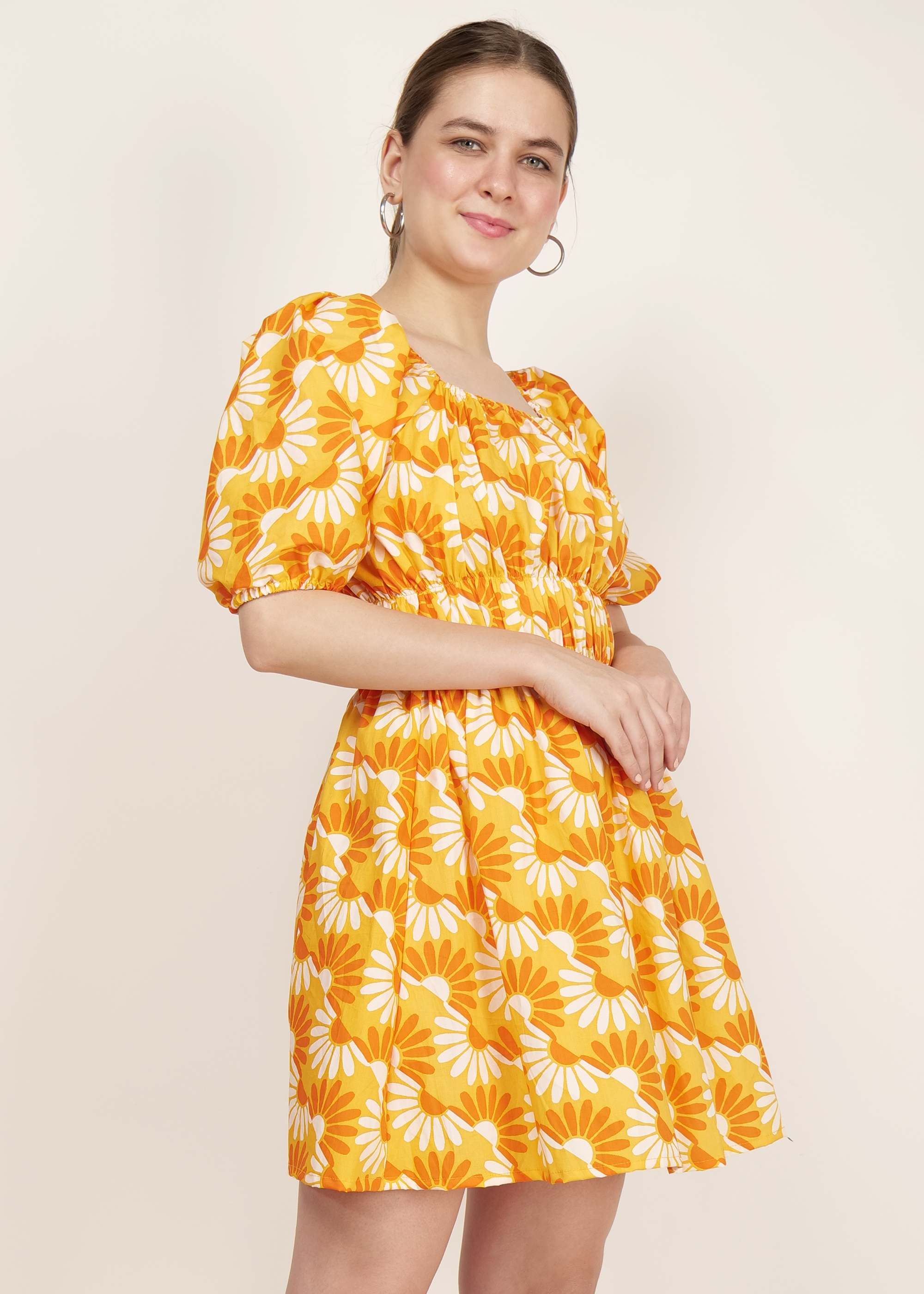 Yellow Sunflower Dress image 6