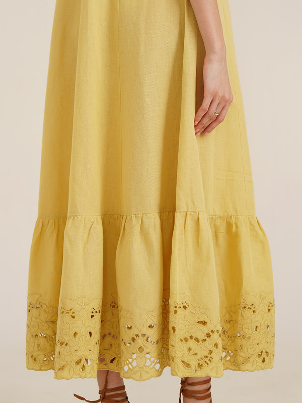 Anahit - Stylish Linen Maxi Dress image 4