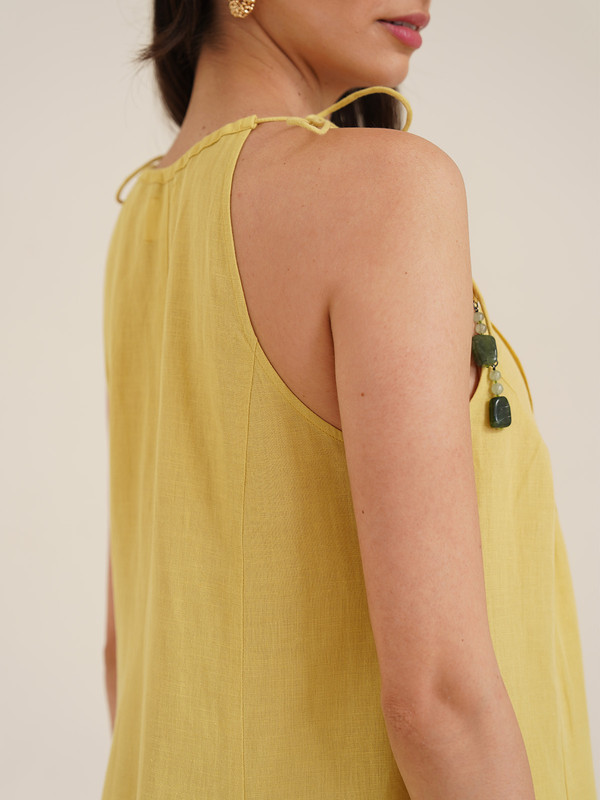 Anahit - Stylish Linen Maxi Dress image 5