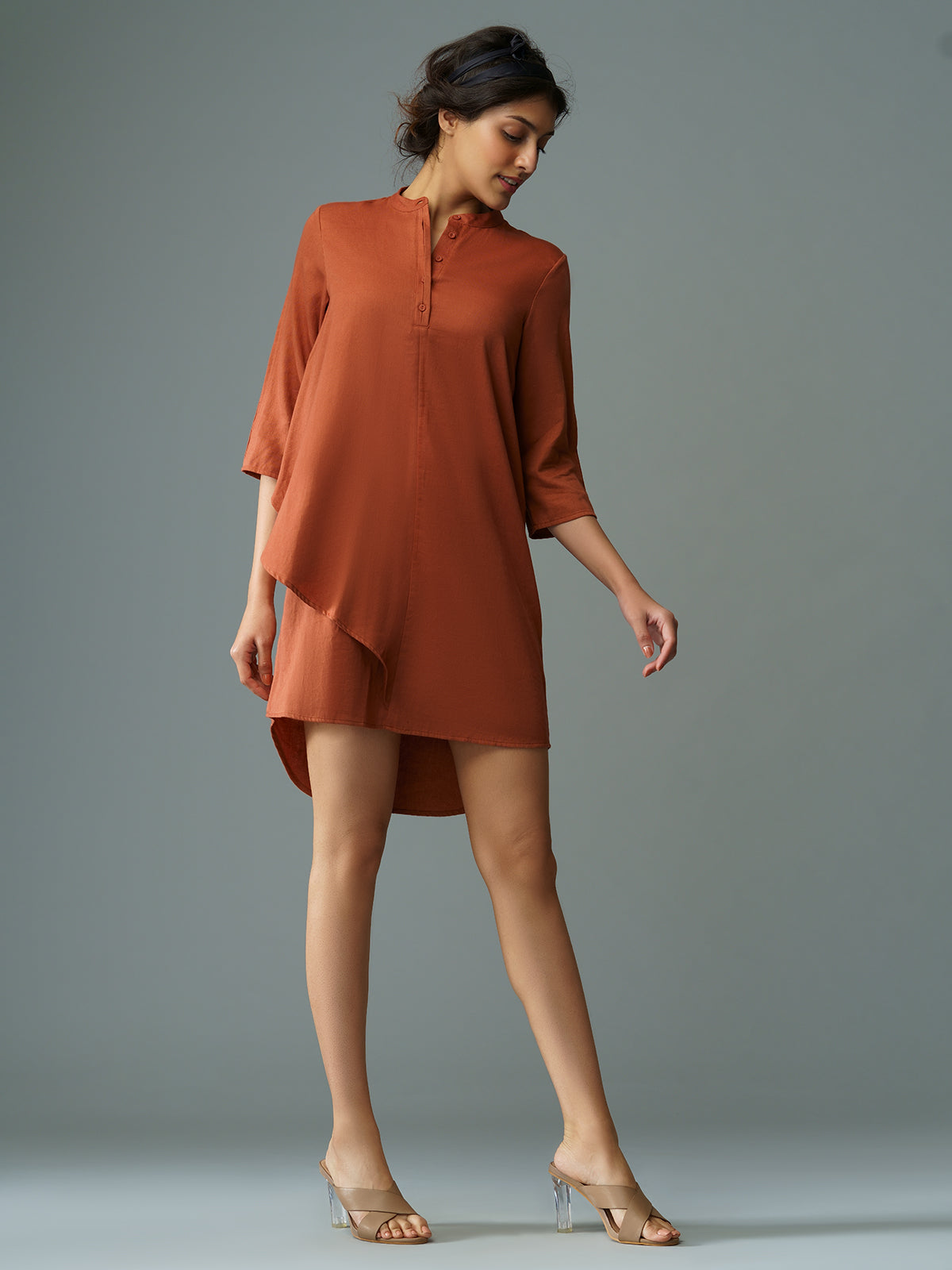 Corte - Stylish Viscose Satin Dress image 4