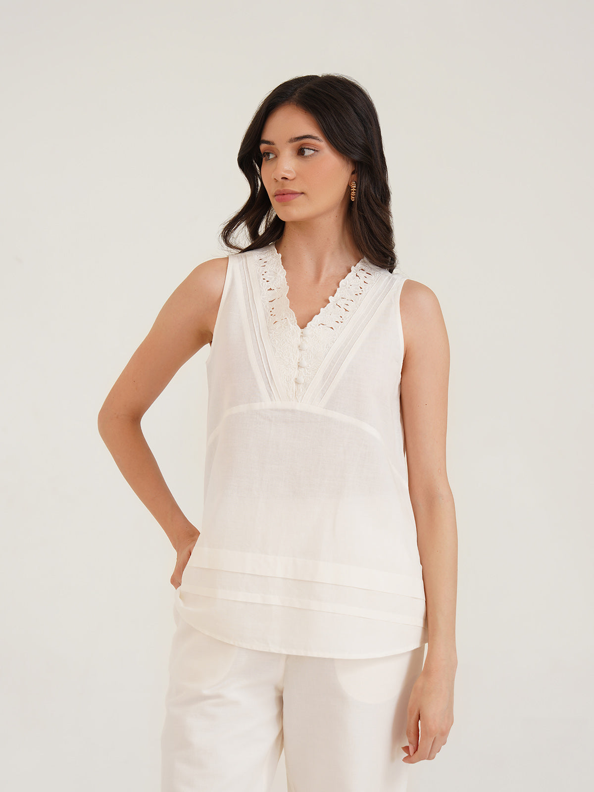 Apollo- Relaxed Organic Linen Top image 5