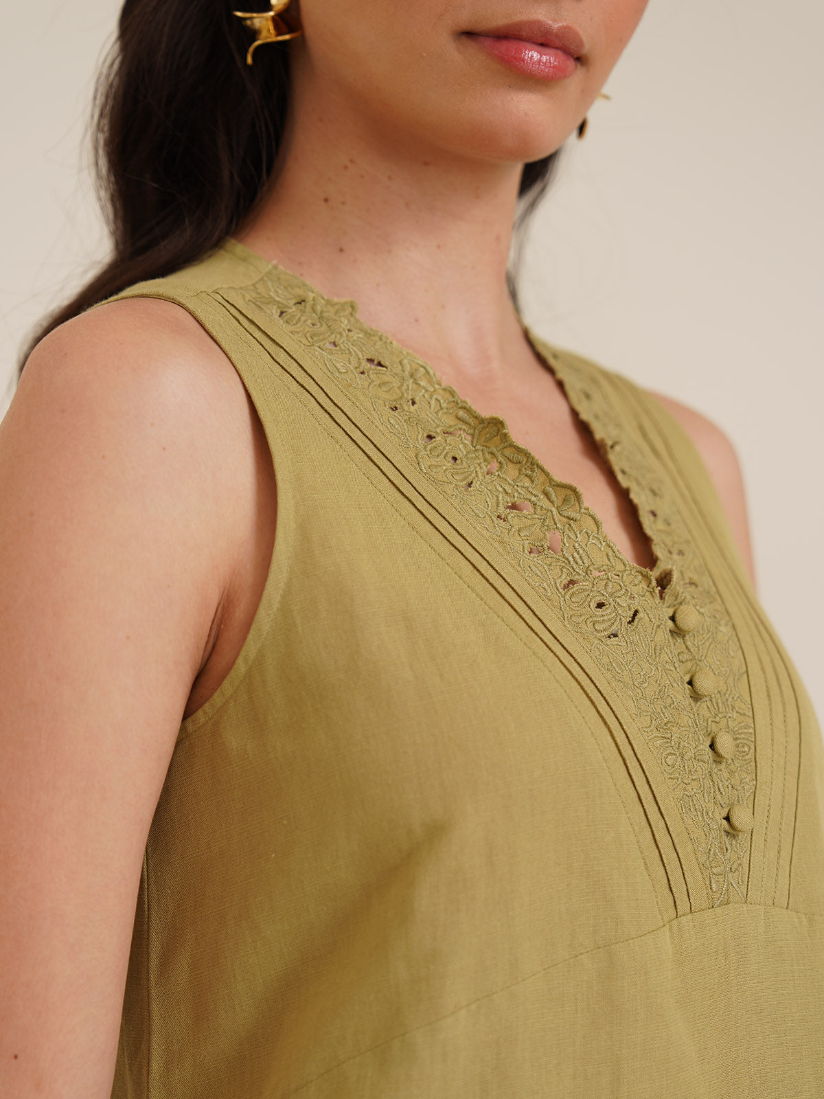 Apollo- Relaxed Organic Linen Top image 2