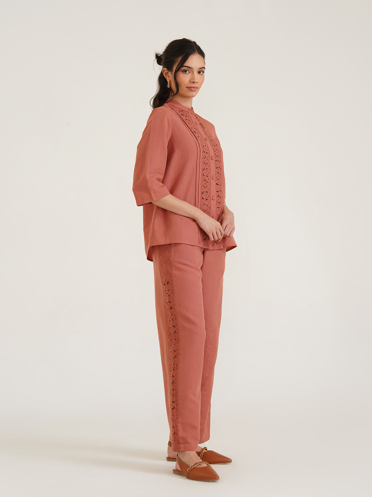 Ariel - Embroidered Linen Shirt image 5