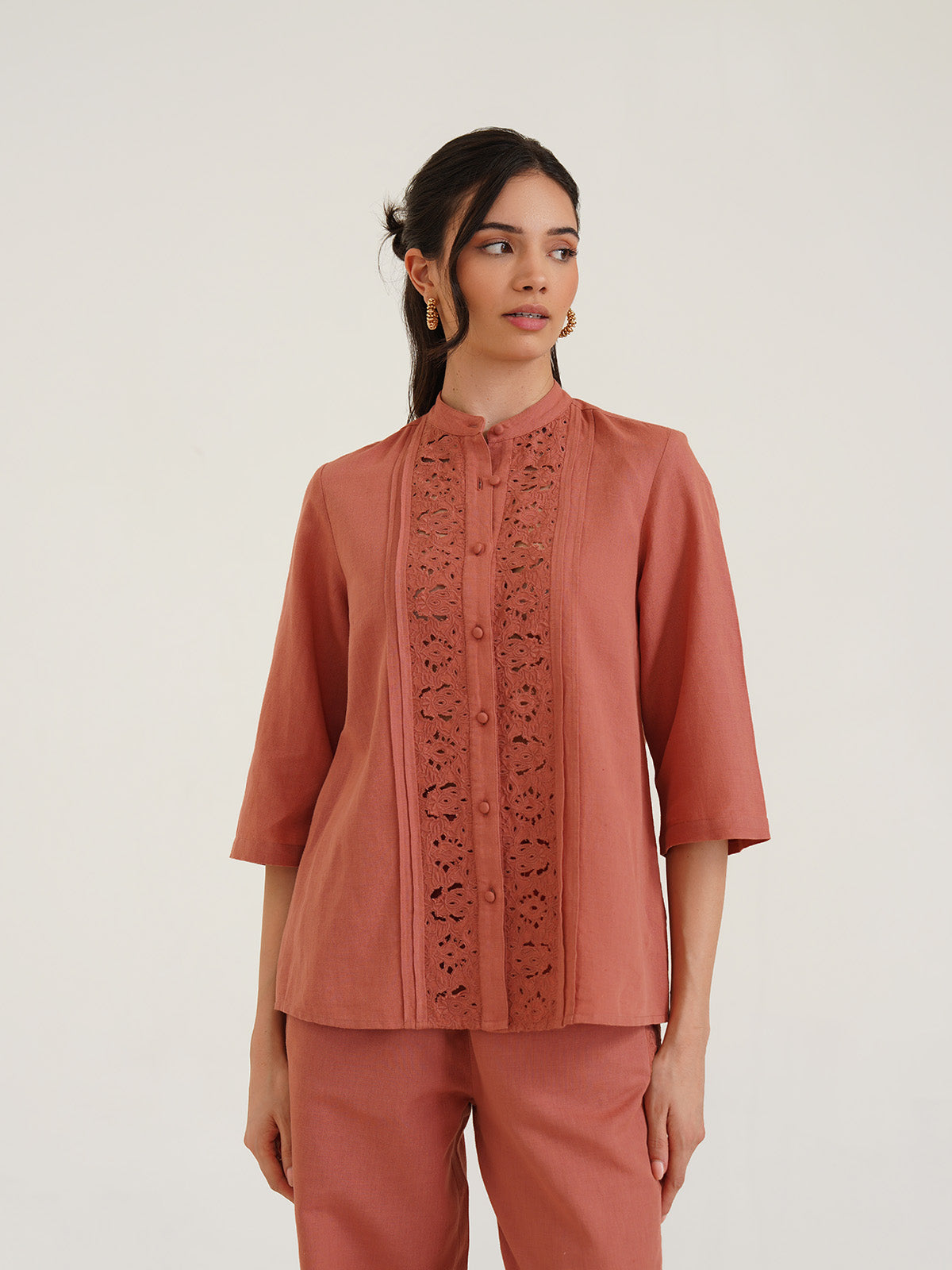 Ariel - Embroidered Linen Shirt image 6