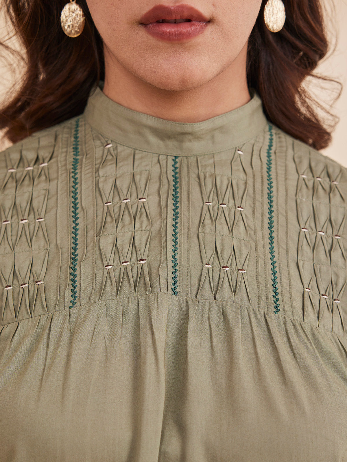 Sasha - Organic Bamboo Embroidered Top image 3