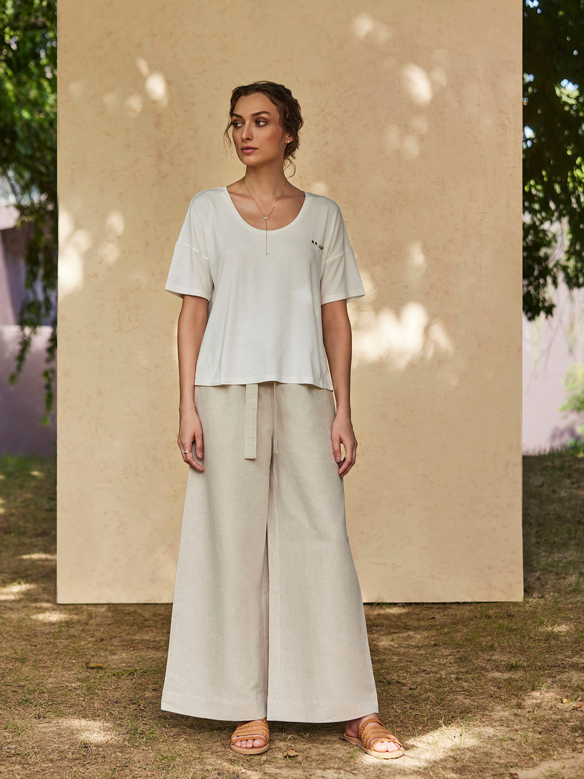 Sekmet - Styles Bamboo Lycra Oversized Top image 5