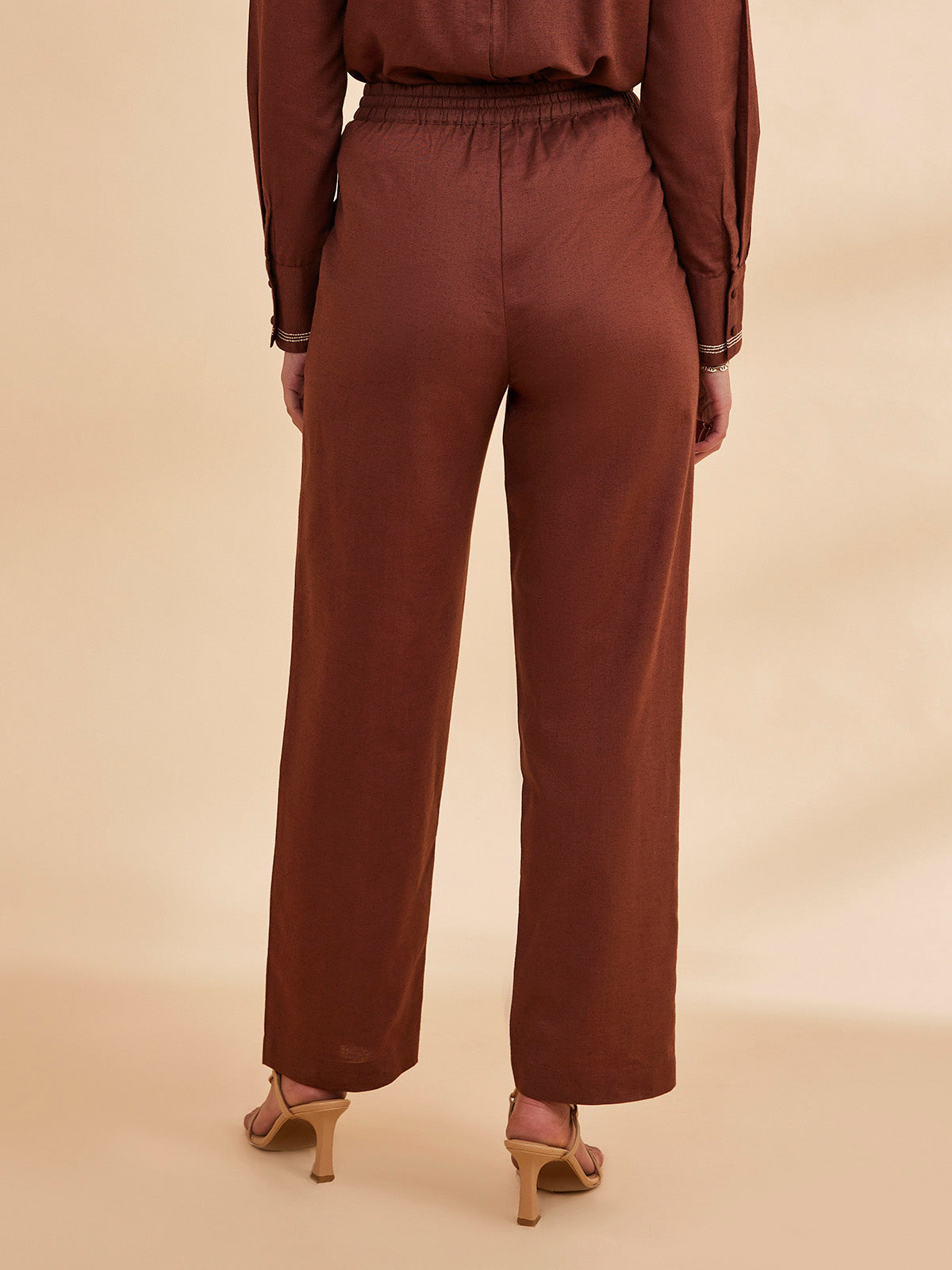 Inaya - Straight Legged Linen Pants image 5