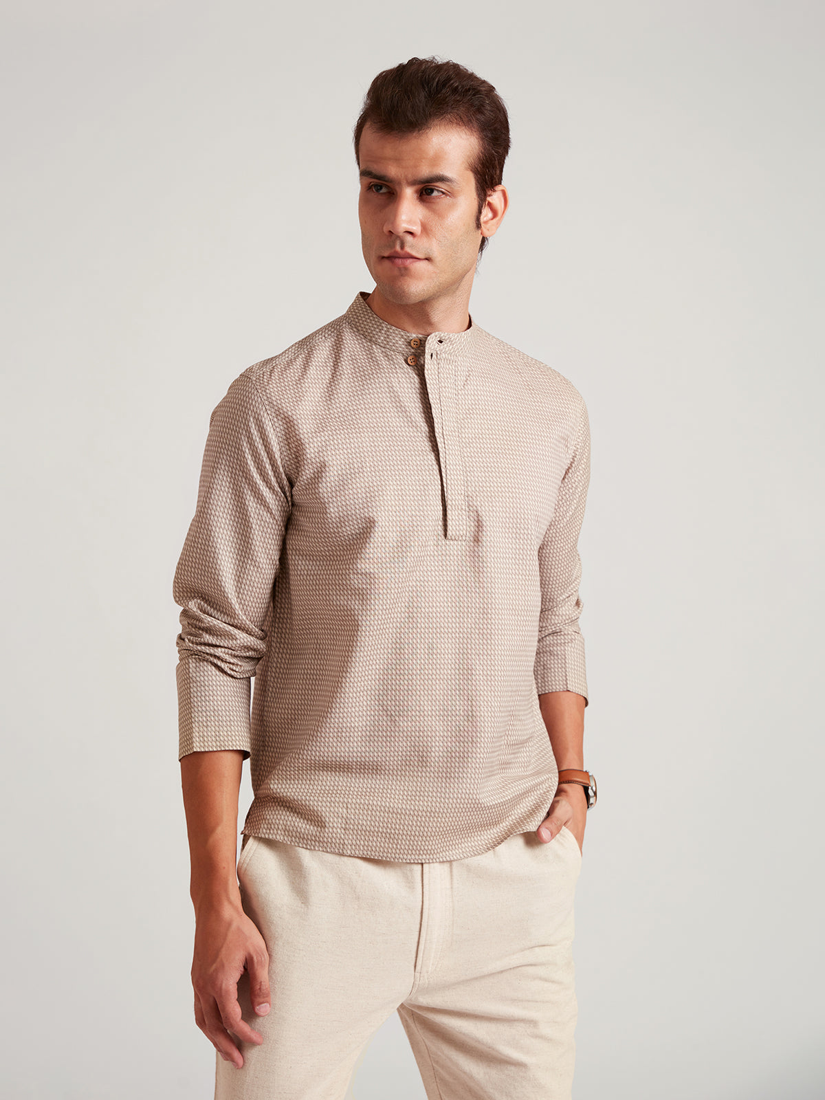 Aemon - Stylish Printed Shirt In Organic Cotton image 4