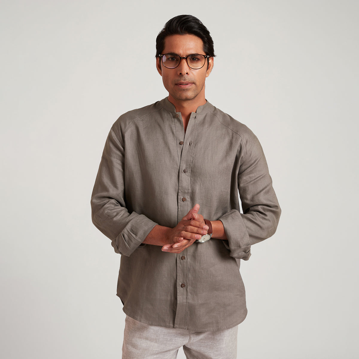 Ethan - Stylish Semi Formal Linen Shirt image 4