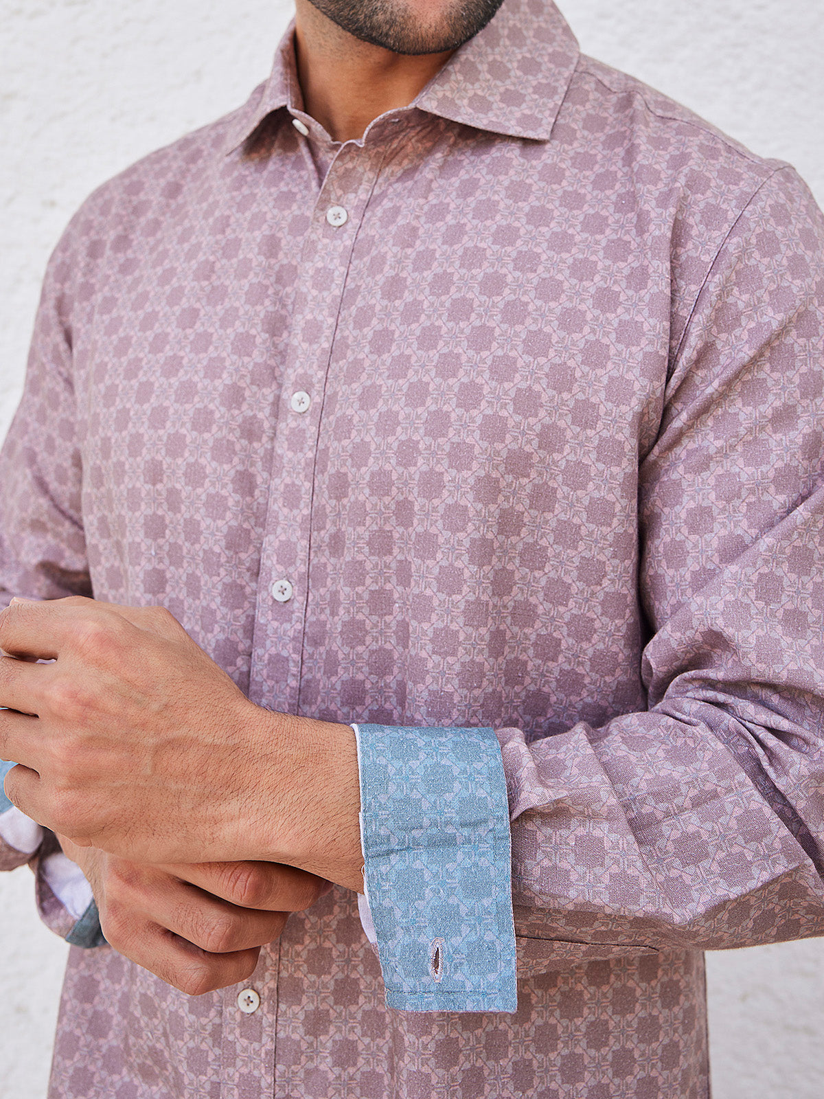 Riyaz - Formal Printed Organic Cotton Shirt image 7