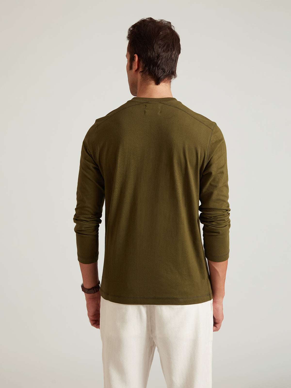 Camden - Premium Organic Cotton Full Sleeves T-shirt - Honey Mustard image 2
