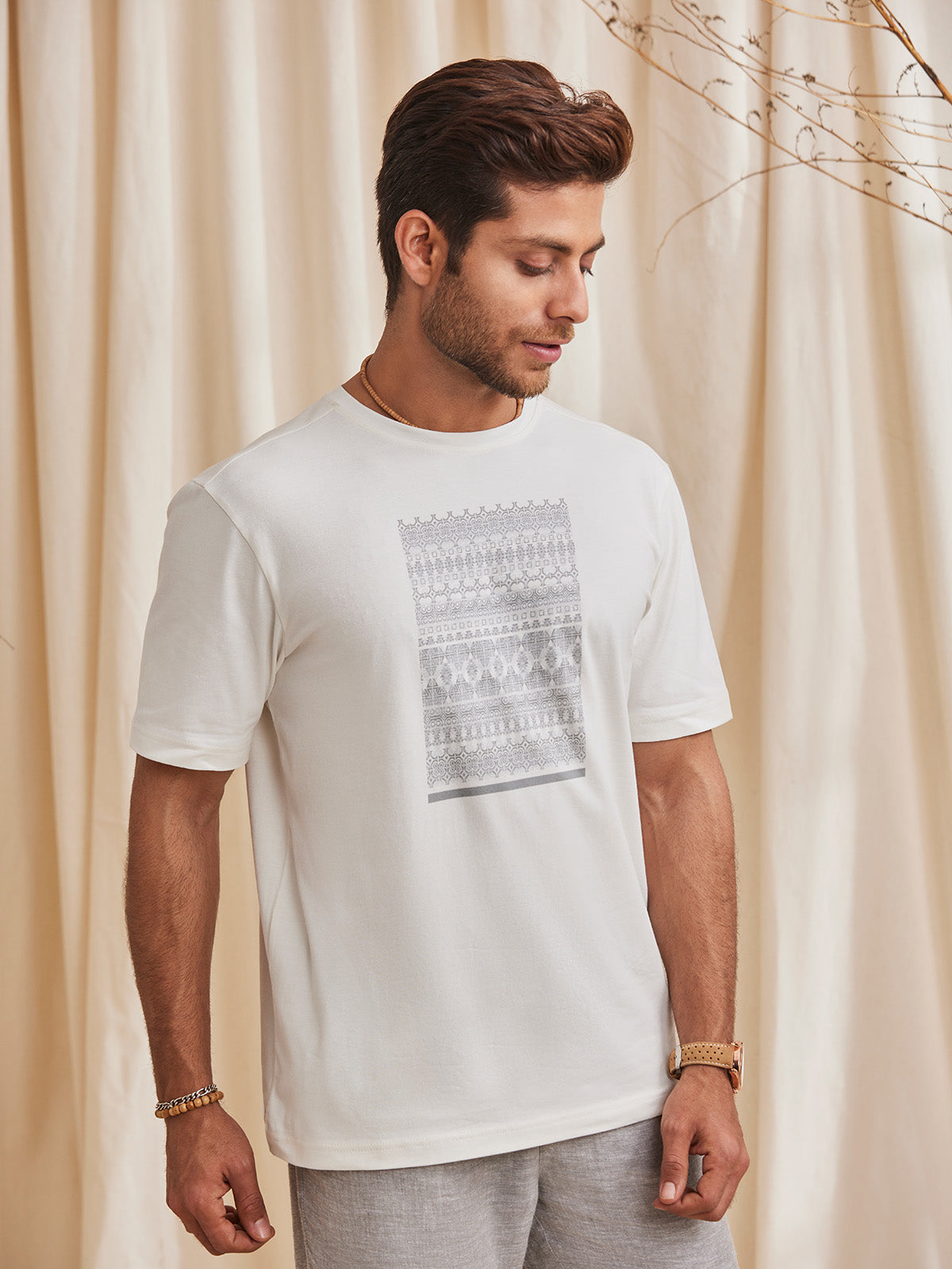 Dion - Organic Cotton Crew Neck T Shirt image 5