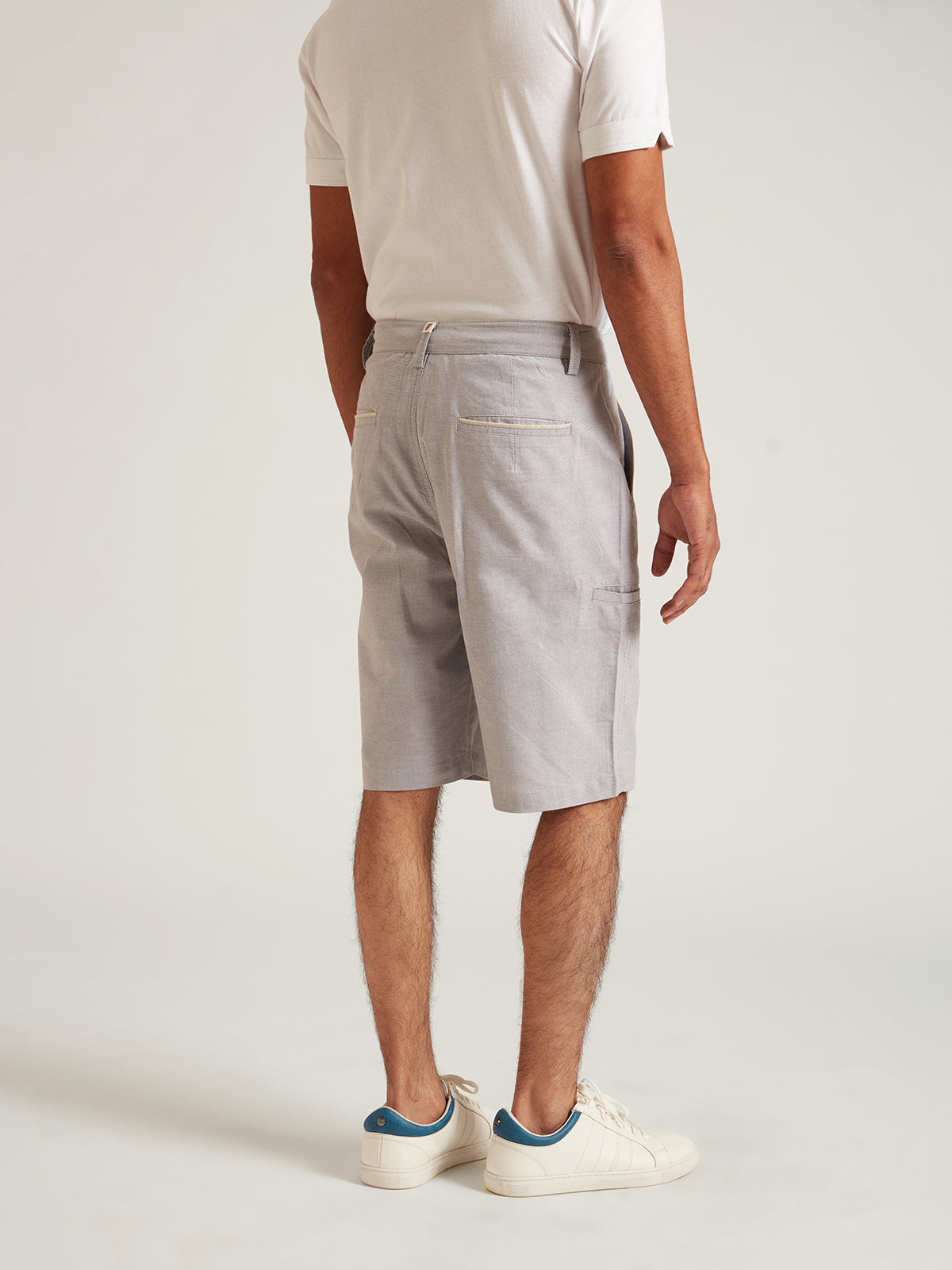 Bjorn - Stylish Light Grey Shorts In Organic Cotton image 2