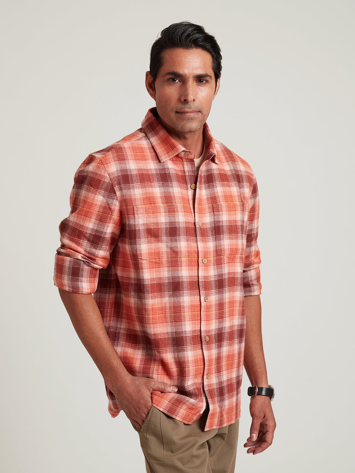 Acer - Stylish Organic Cotton Plaid Shirt image 6