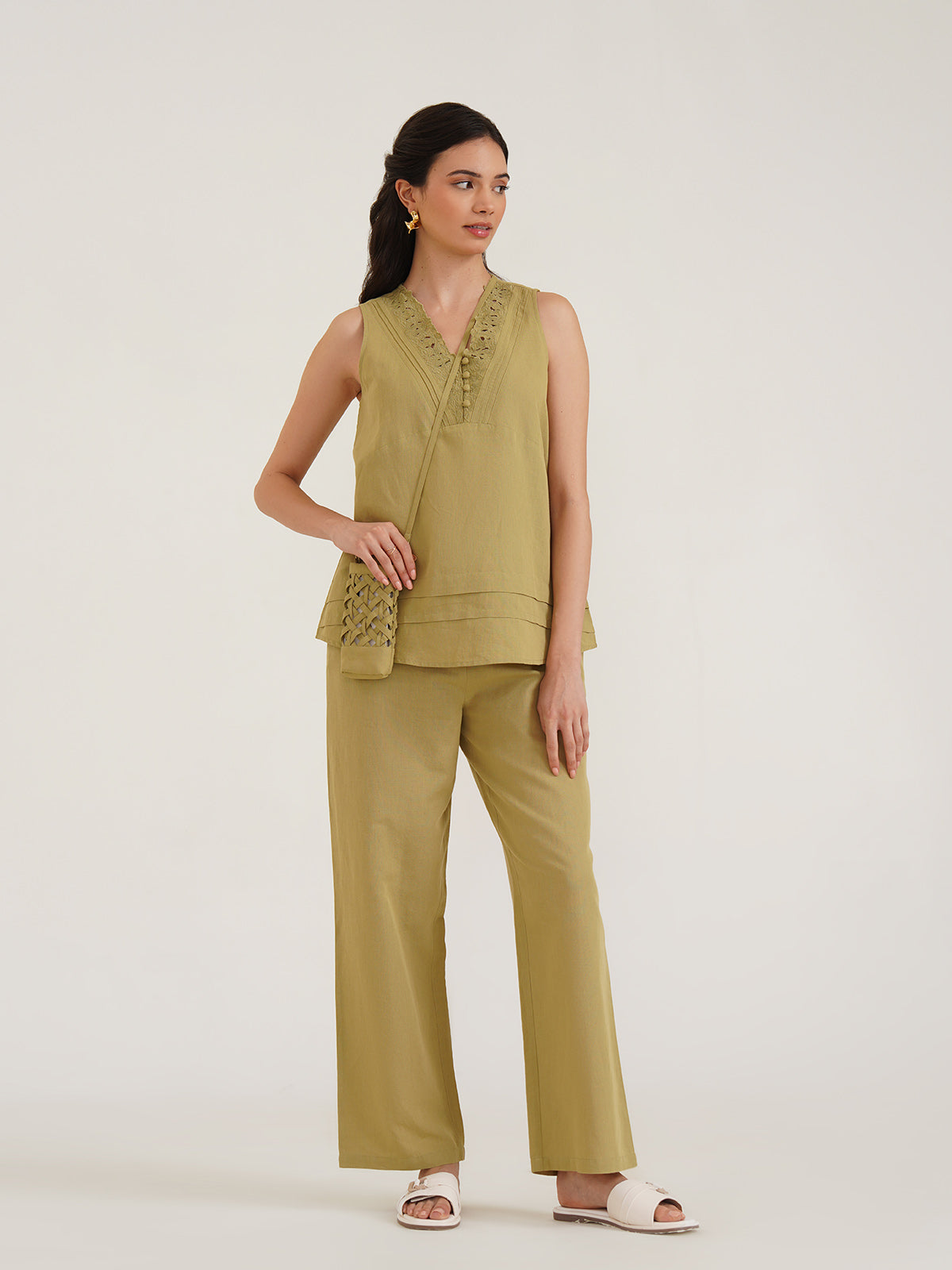 Apollo- Relaxed Organic Linen Top image 5