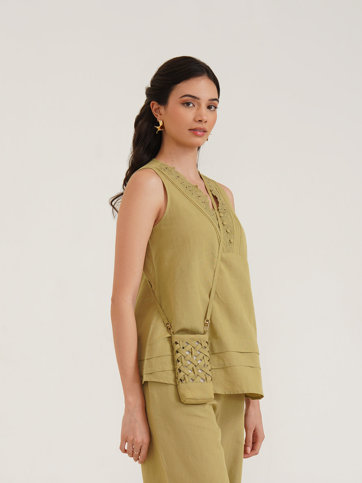 Apollo- Relaxed Organic Linen Top image 6
