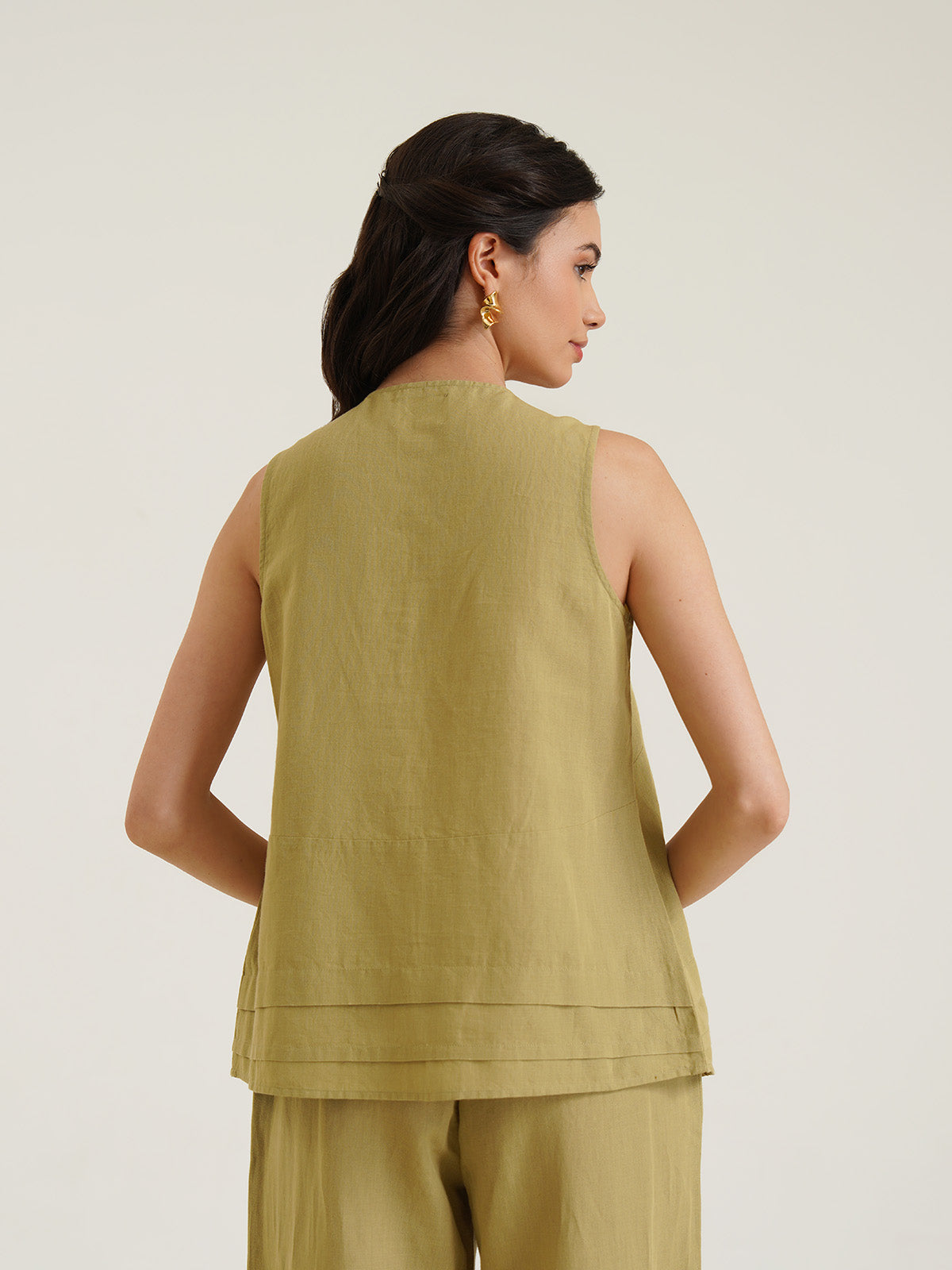 Apollo- Relaxed Organic Linen Top image 8