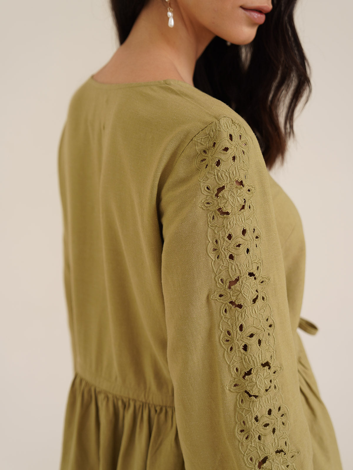 Ares - Linen Peplum Top image 10