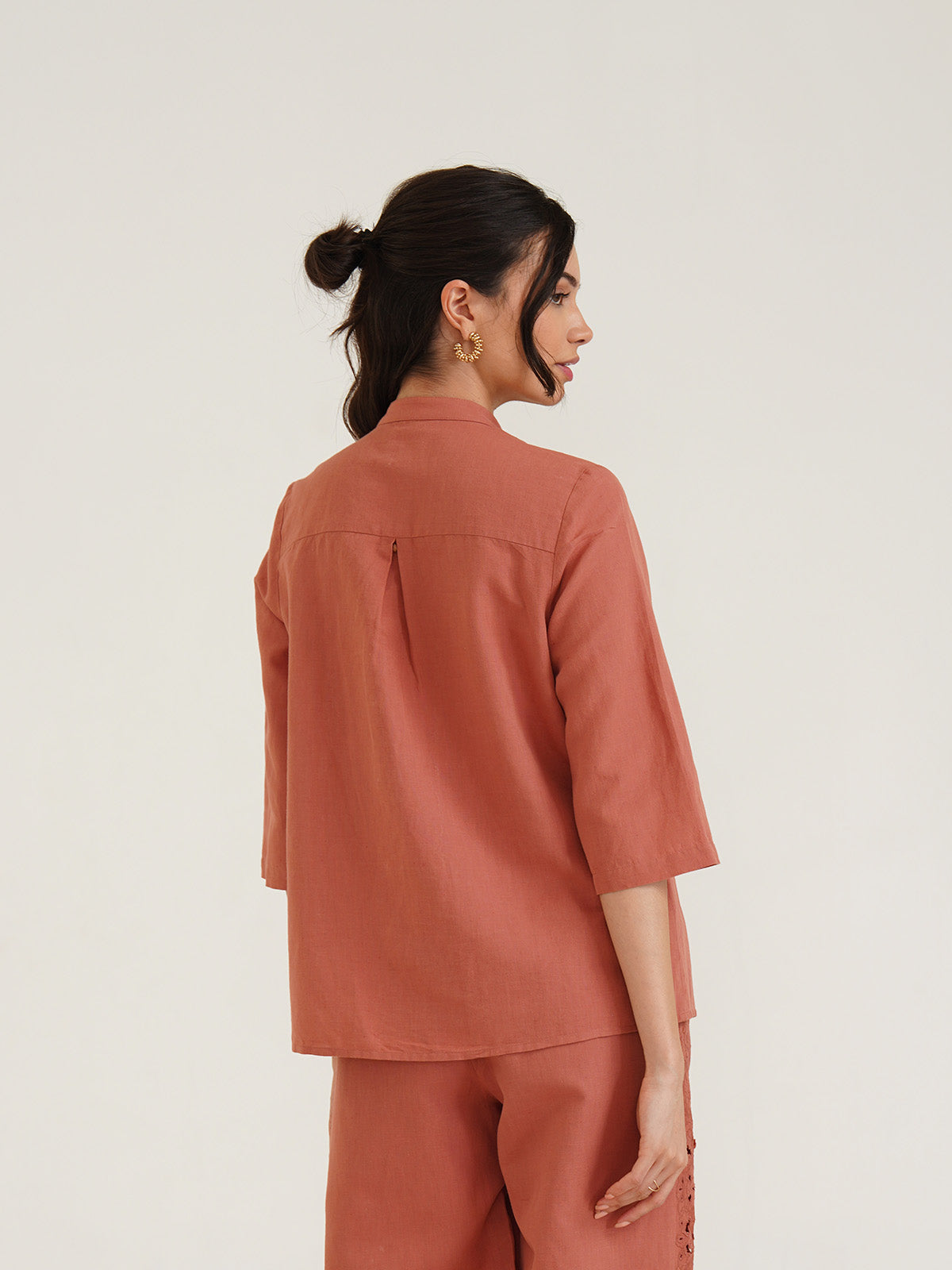 Ariel - Embroidered Linen Shirt image 8