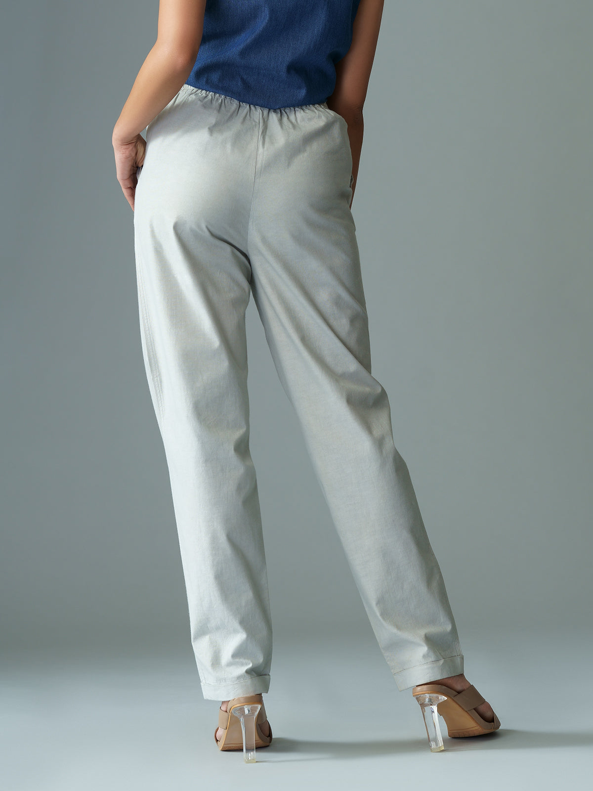Dante - Semi Formal Cotton Linen Drawsting Pants image 3