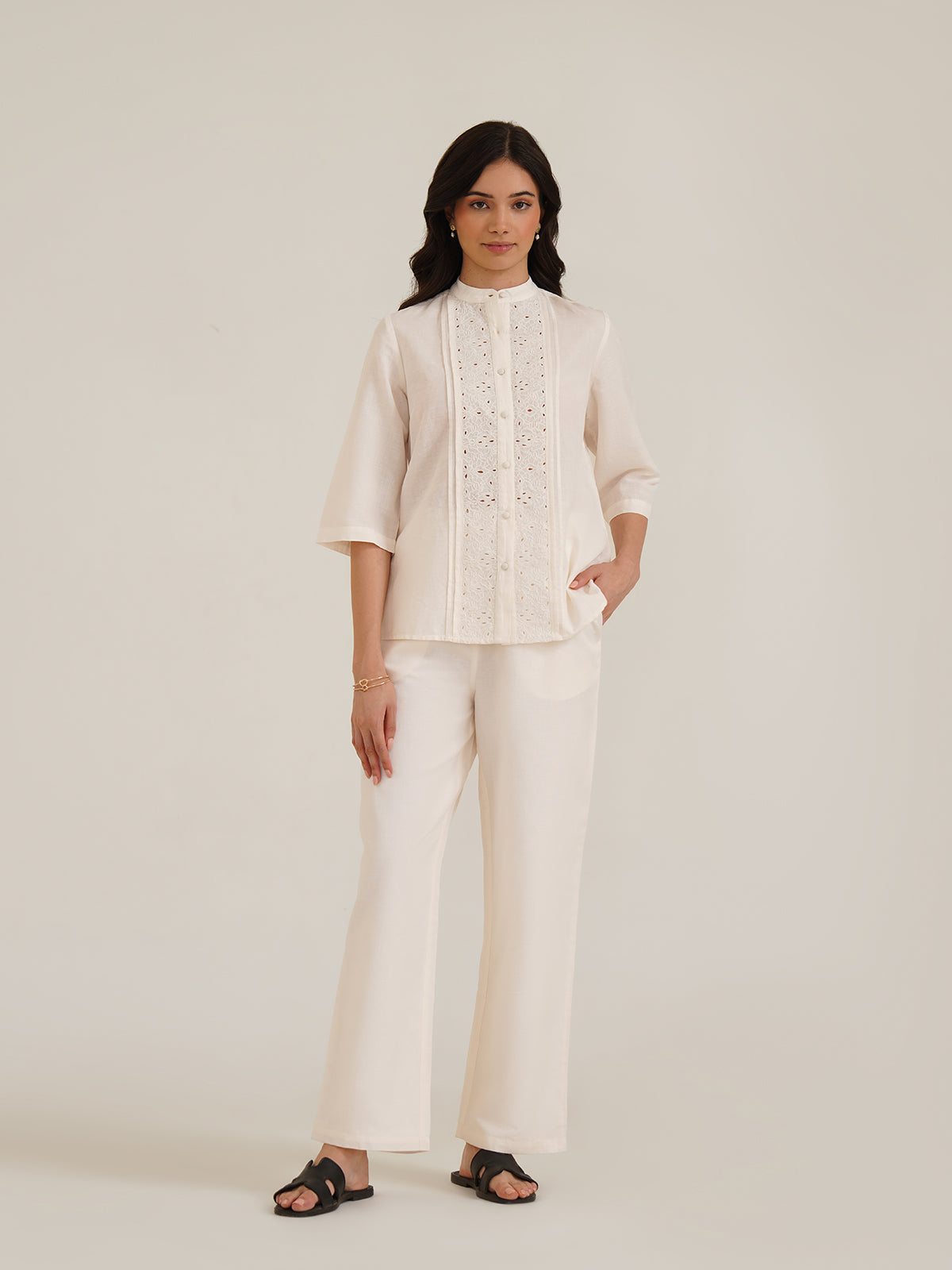 Dove - Organic Cotton Linen Pants image 2