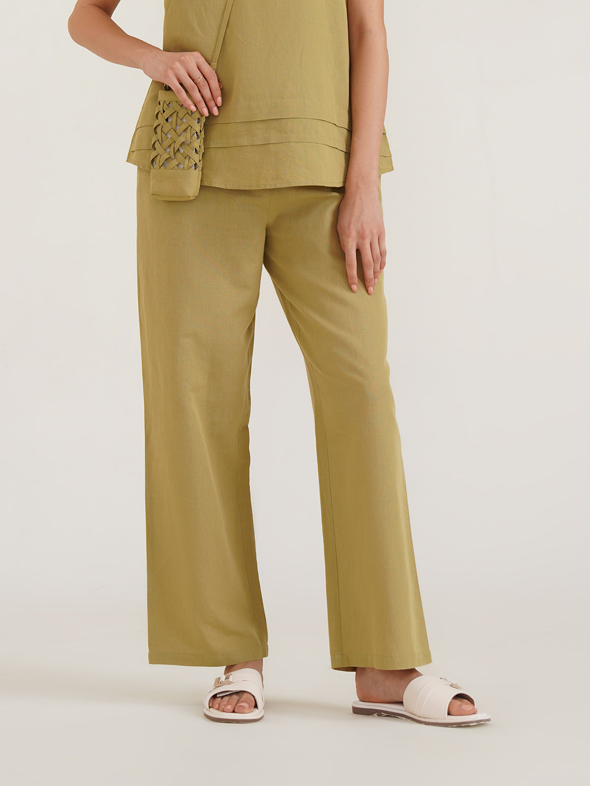 Dove - Organic Cotton Linen Pants image 3