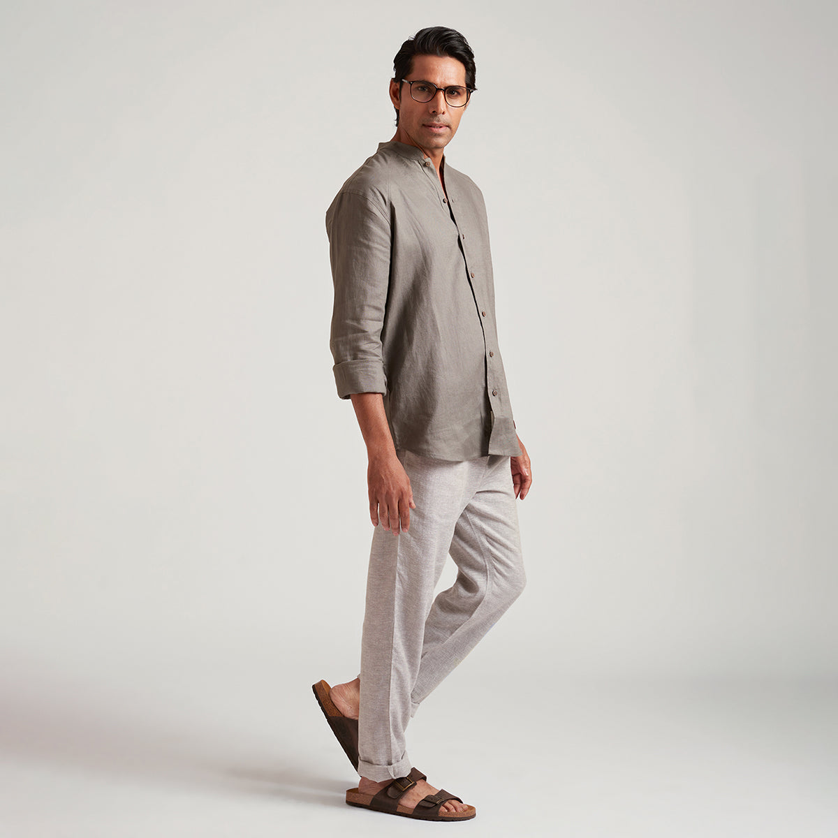 Ethan - Stylish Semi Formal Linen Shirt image 6