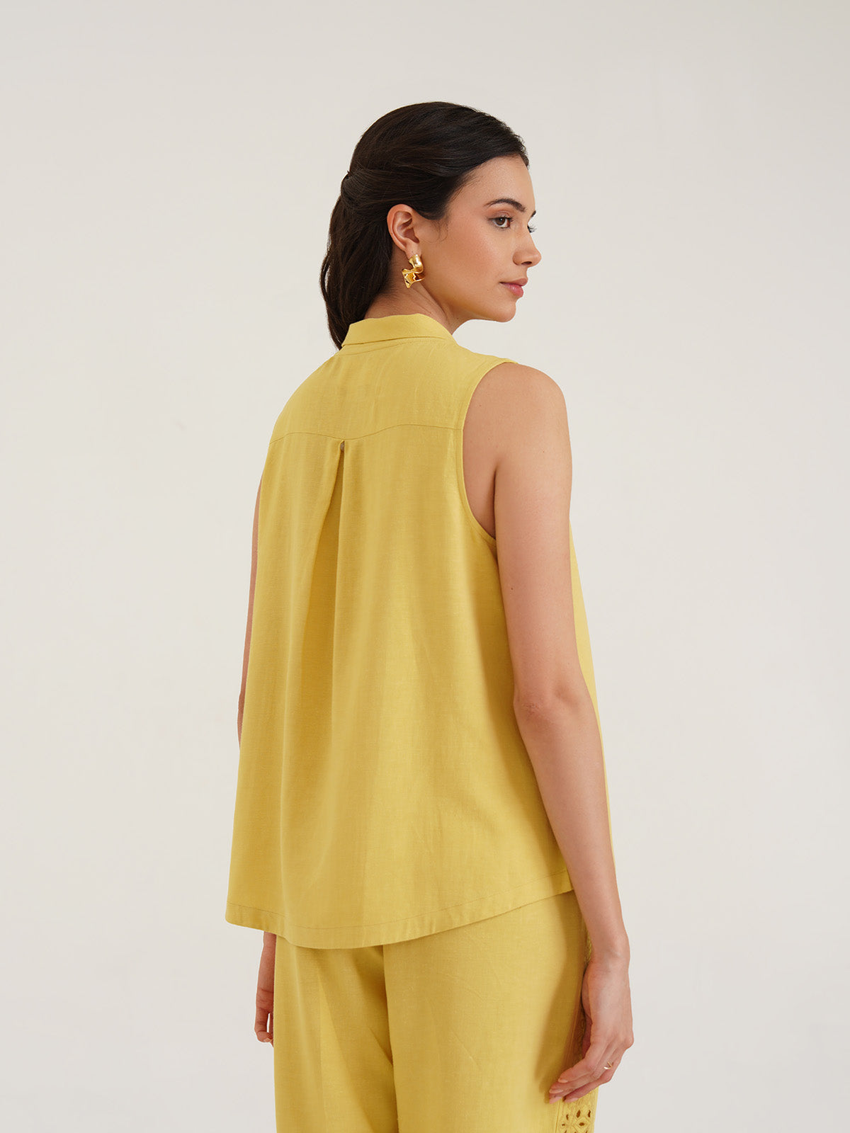Hera - Embroidered Linen Top image 8