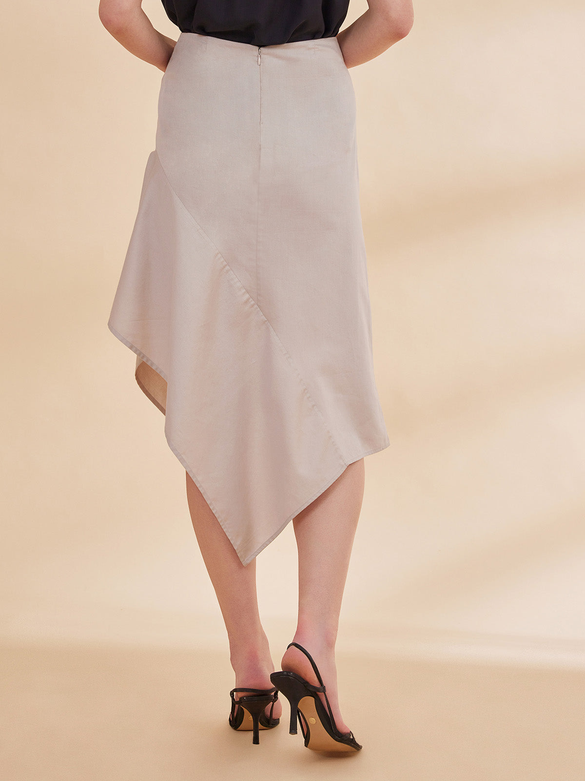 Hiba - Organic Cotton Asymmetric Skirt image 8