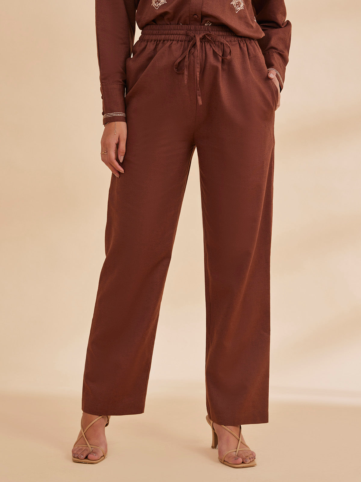 Inaya - Straight Legged Linen Pants image 7