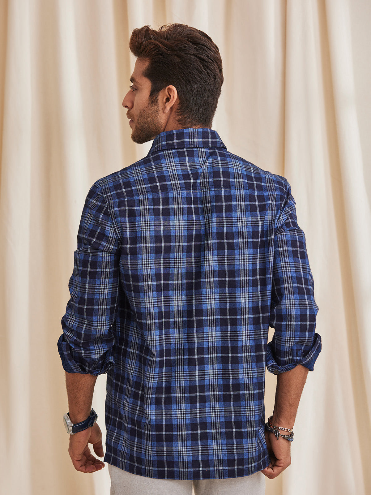 Niloy - Organic Cotton Checkered Shirt image 6