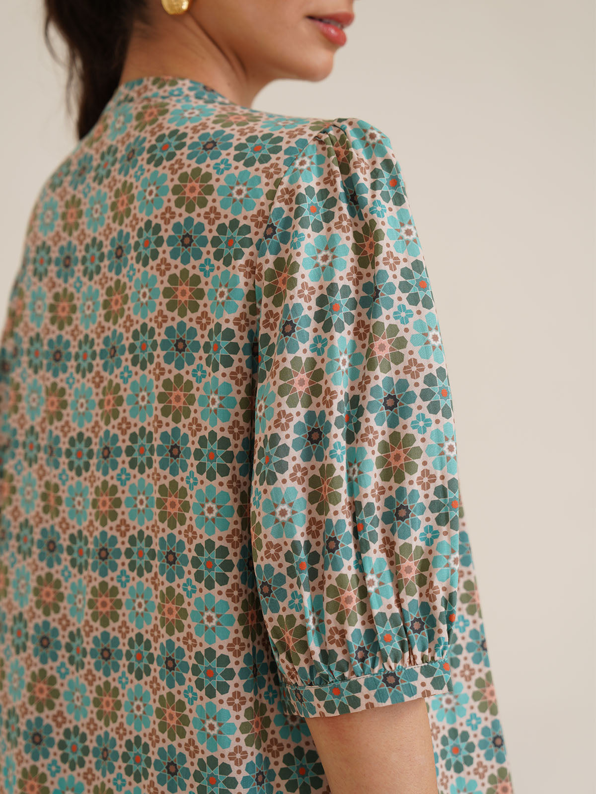 Poppy - Organic Bamboo Printed Top image 8