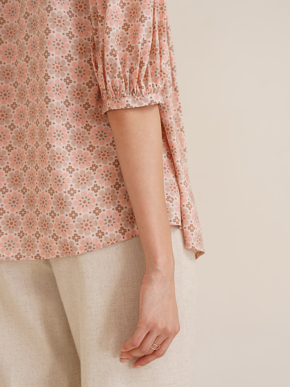 Poppy - Organic Bamboo Printed Top image 7