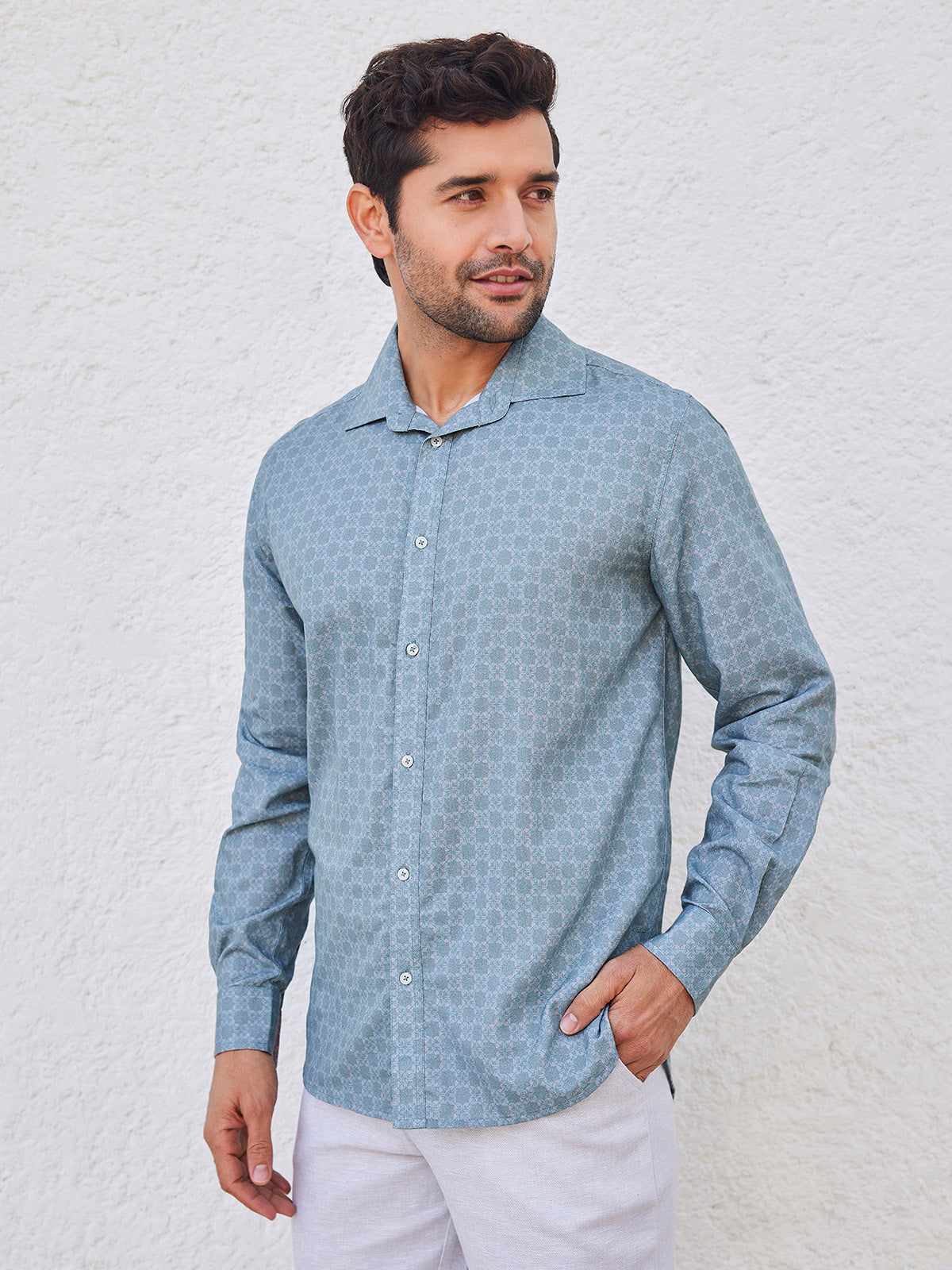 Riyaz - Formal Printed Organic Cotton Shirt image 8