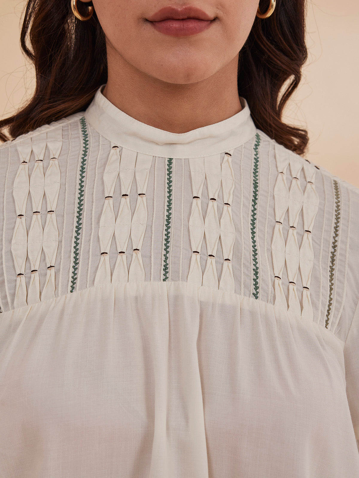 Sasha - Organic Bamboo Embroidered Top image 12