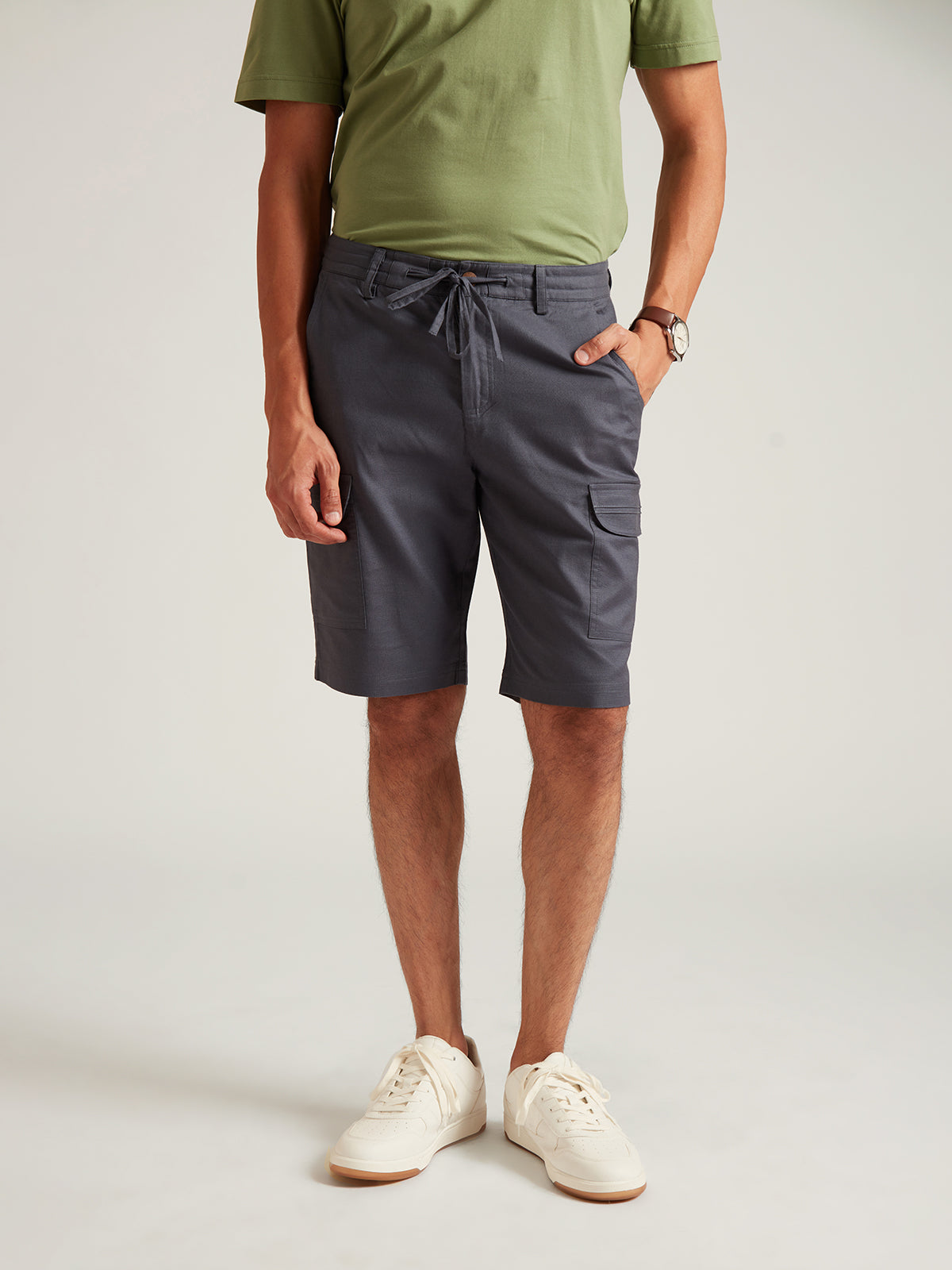 Zayd - Stylish Travel Shorts In Organic Cotton image 4