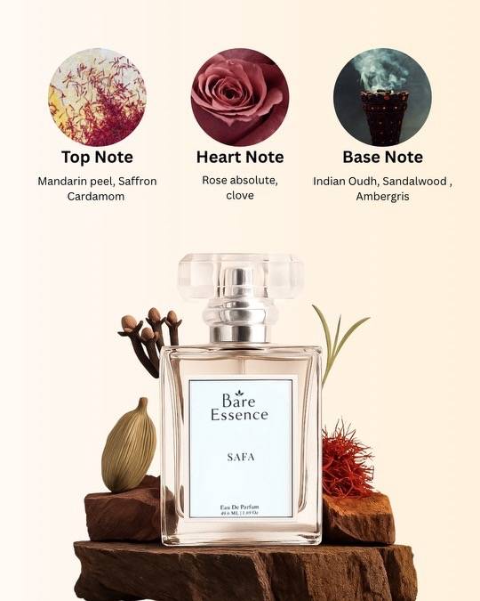 Safa – Eau De Parfum | 50ML | Long-lasting Luxury Unisex Perfume