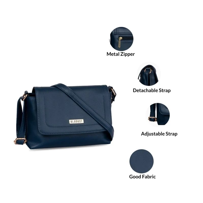 Women's Blue Trendy Sling Bags Online image 2