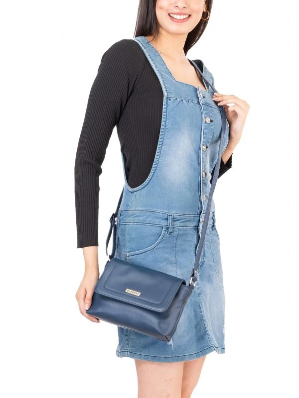Women's Blue Trendy Sling Bags Online image 3